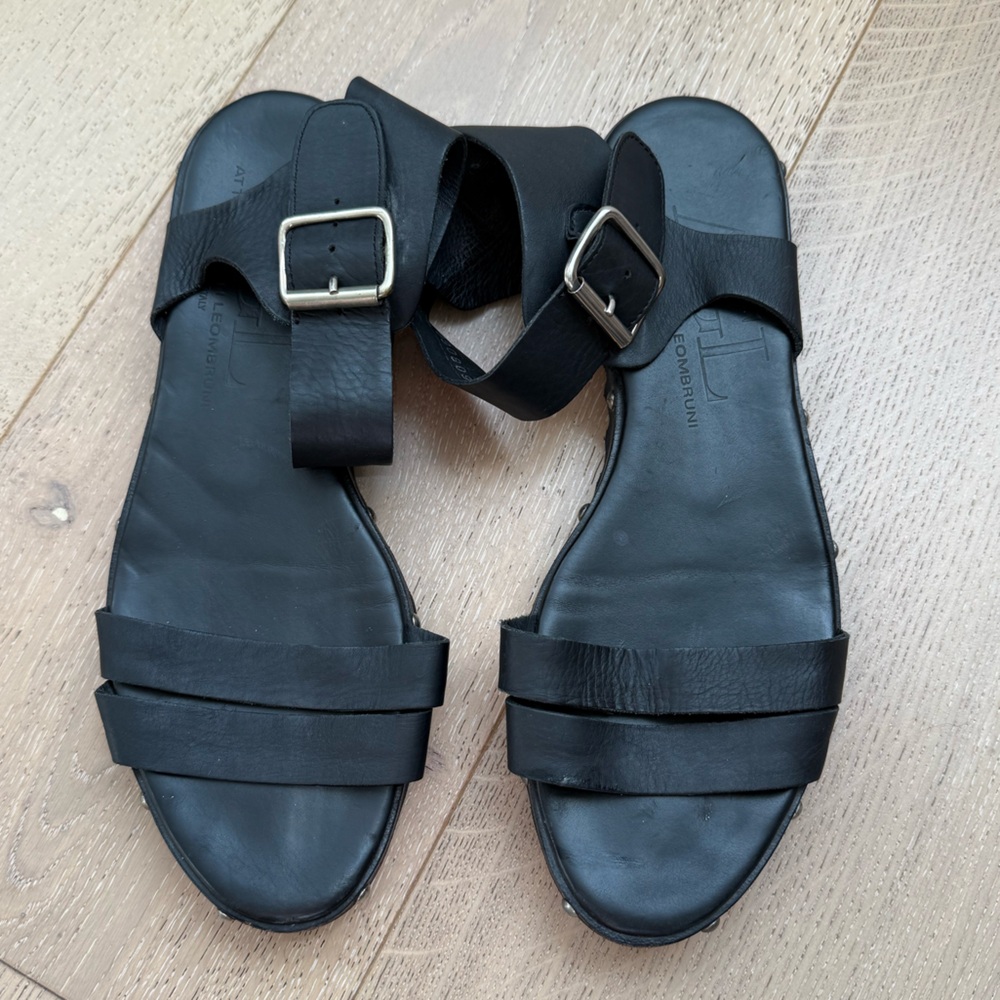 AGL Attilio Giusti Leombruni Black Sandals - Picture 3 of 8